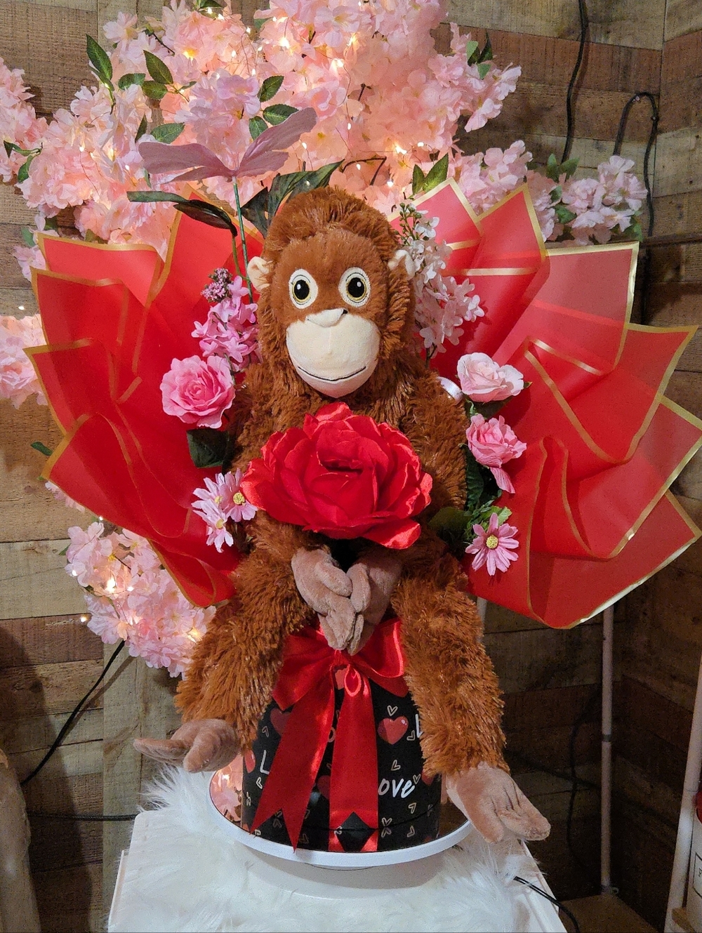 Adorable Punch plush Arrangement.